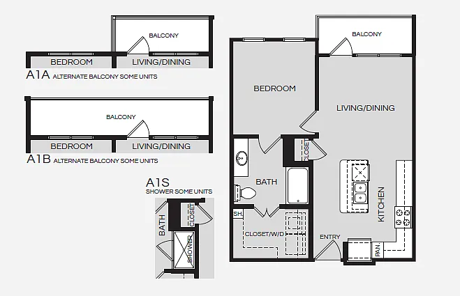 Floor plan A1BS