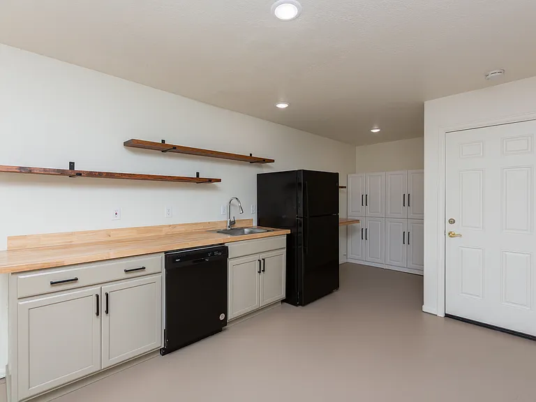 Basement kitchenette