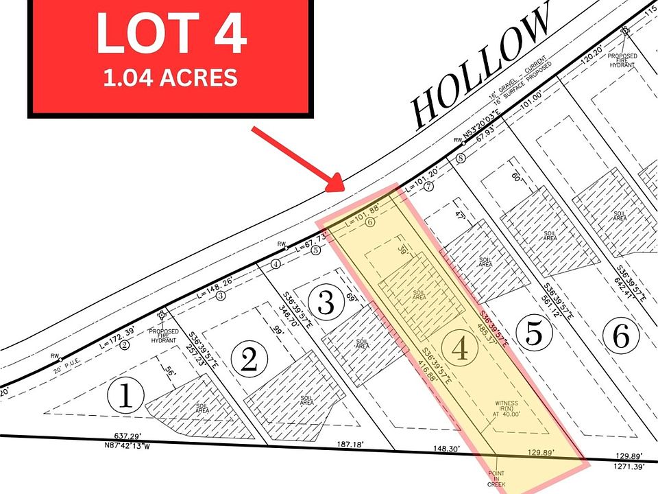 1st image of 8581 Hoskins Hollow Rd Lot 4