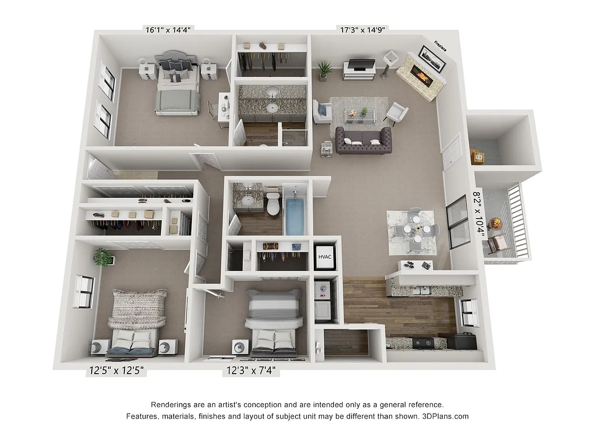 Floor plan Cascade - Renovated
