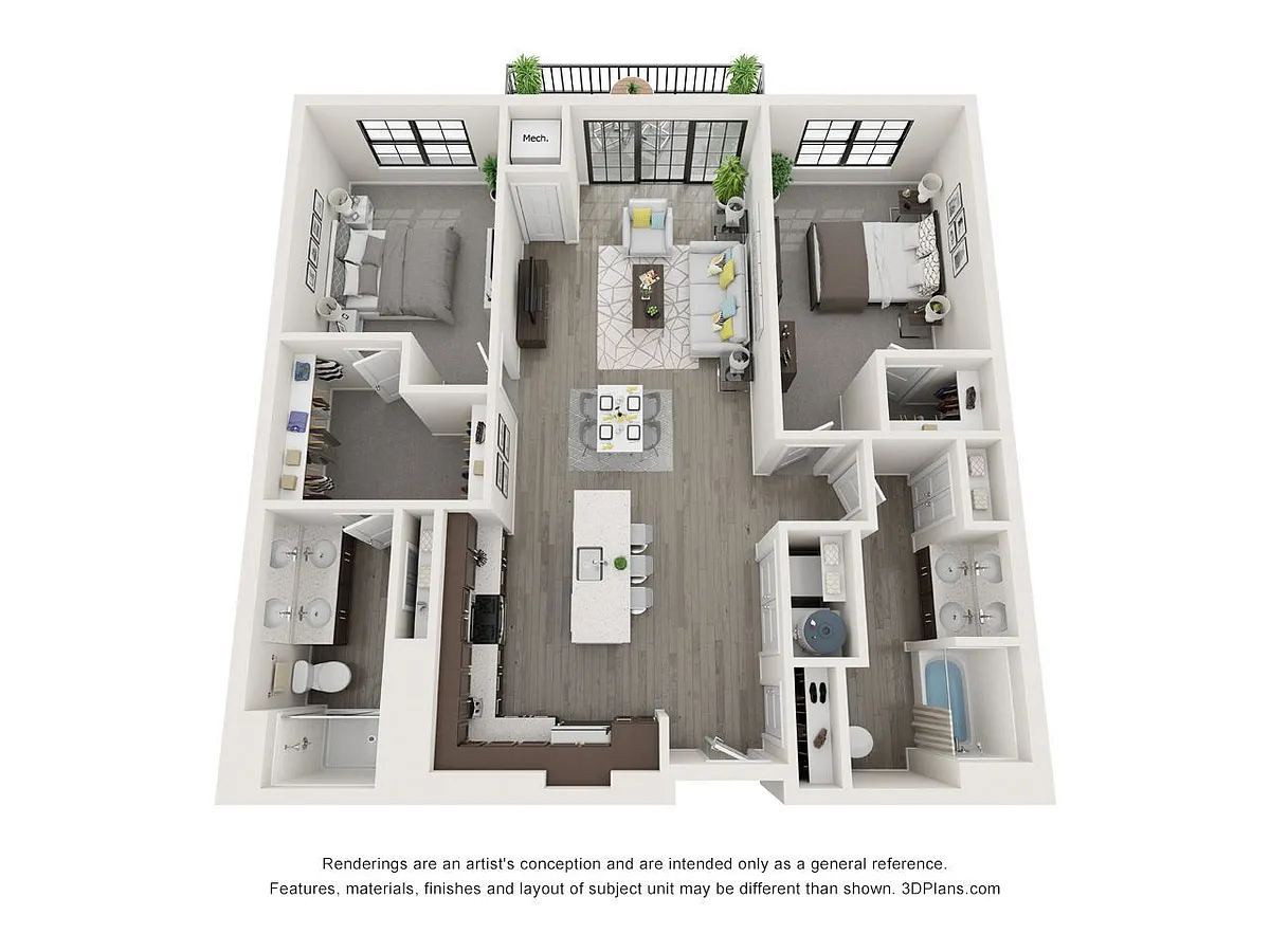 Floor plan B1