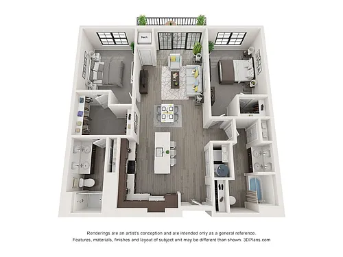 Floor plan B1