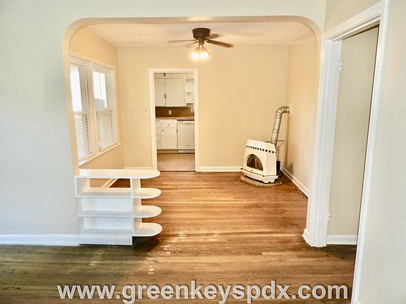 From living room into dining room