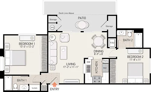 Floor plan Plan B