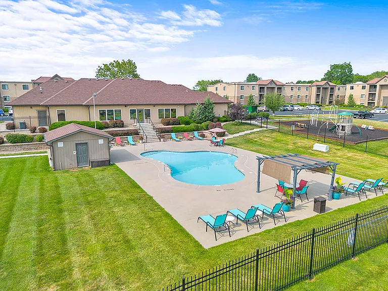 Expansive Lawn Space and Pergola