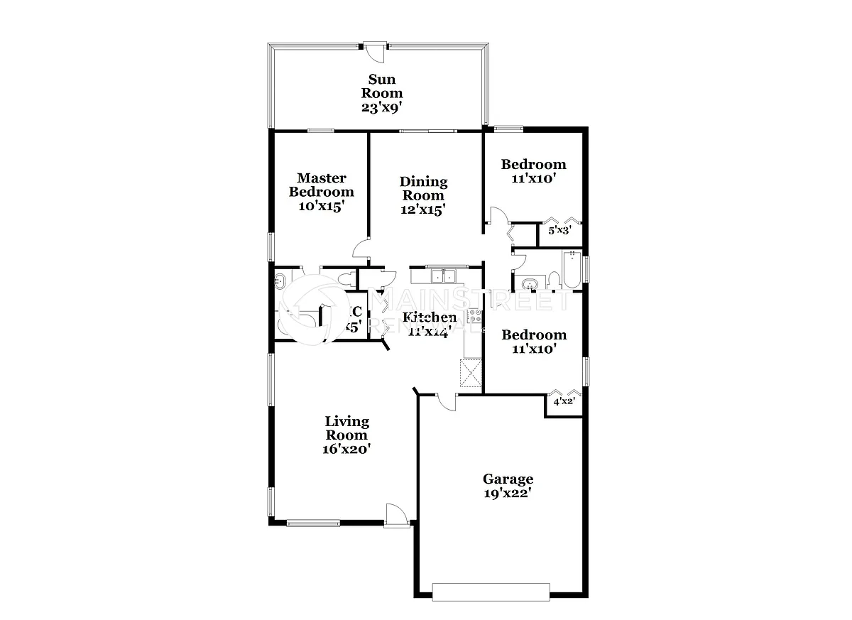 Floor Plan - 828 Shell Ln