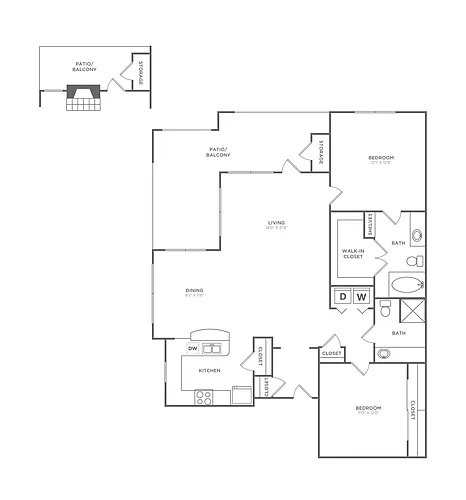 Floor plan B2-Classic