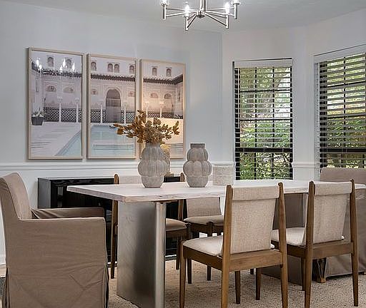 Beautiful dining room