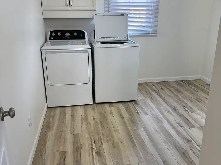 Washer and Dryer located in the 2nd bedroom