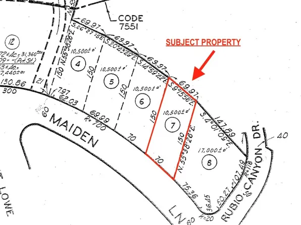 3088 Maiden Ln Lot 1, Altadena, CA 91001