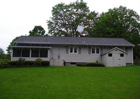 Rear of house Note oversized Shed
