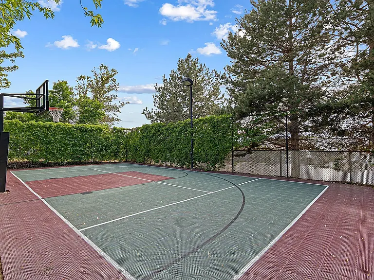 Personal private court for basketball, pickle ball or active play