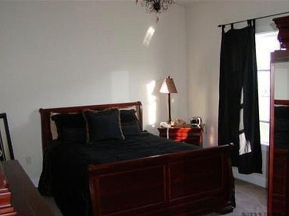 Master bedroom with walk in closet