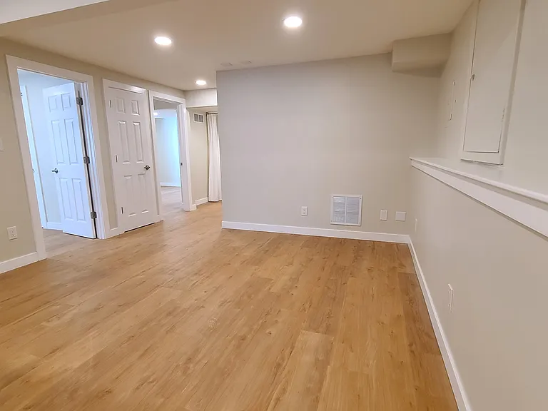 Living room, looking toward bedrooms