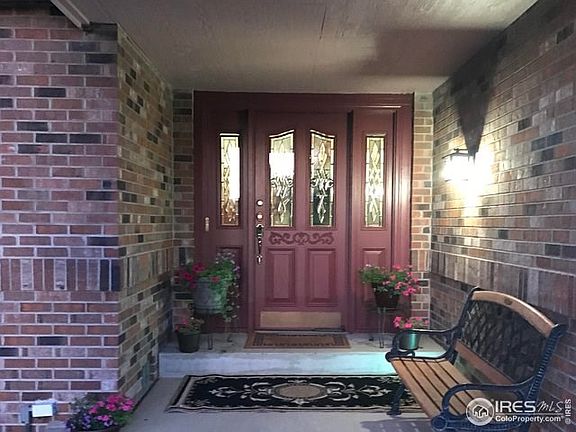 Inviting covered front porch