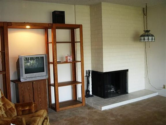 Fireplace in living room