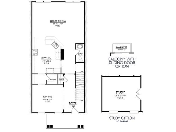 Entertainer s main level - dining room w passage to spacious kitchen