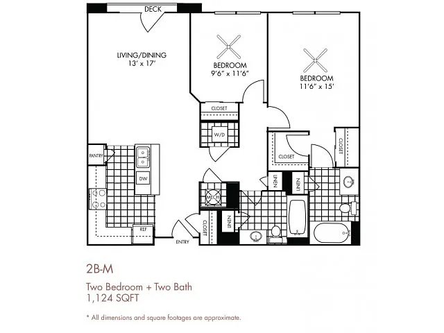 Floor plan 2B-M