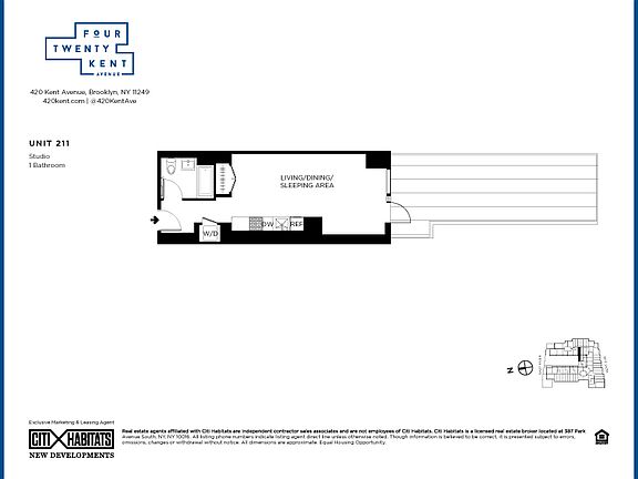 2nd image of 420 Kent Ave #211N