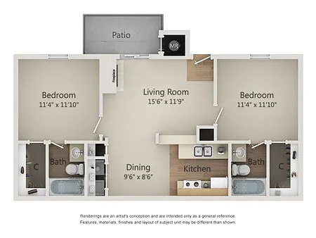 Floor plan B2