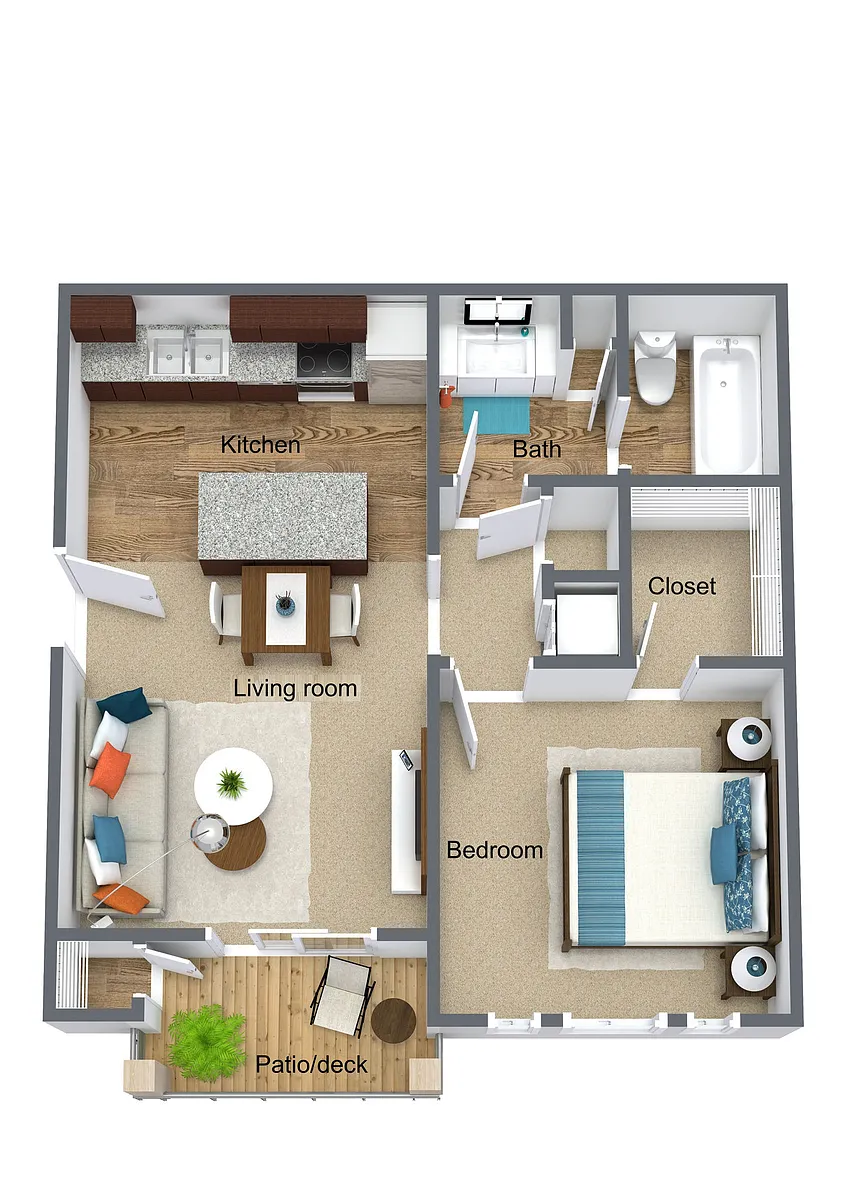 Floor plan AJ Renovated