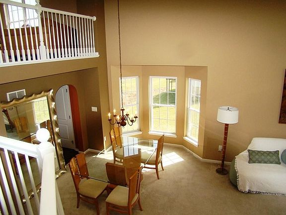 Dining area from above