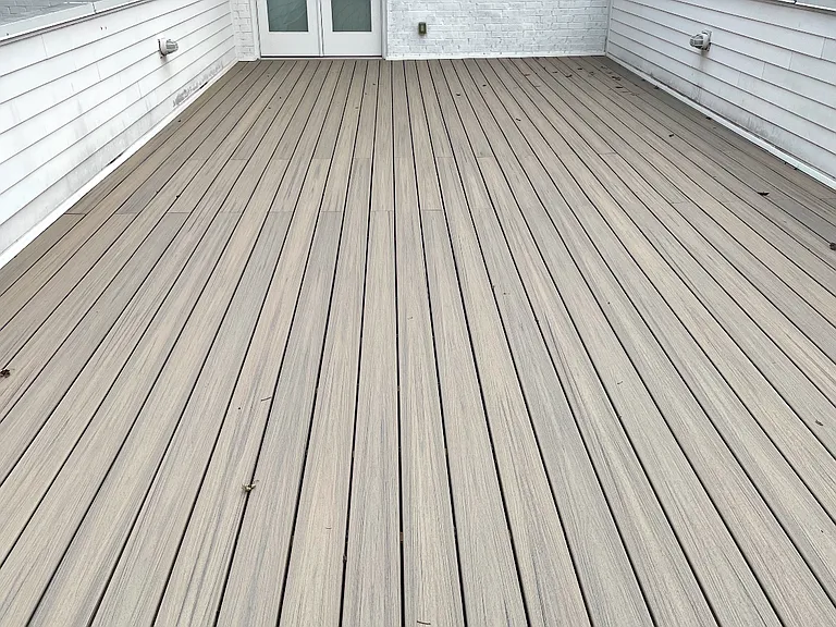 Outside 2nd floor deck.
