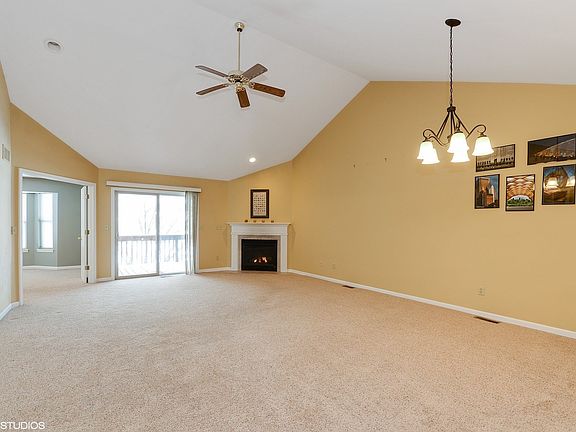 Vaulted ceiling enhances this spacious room!