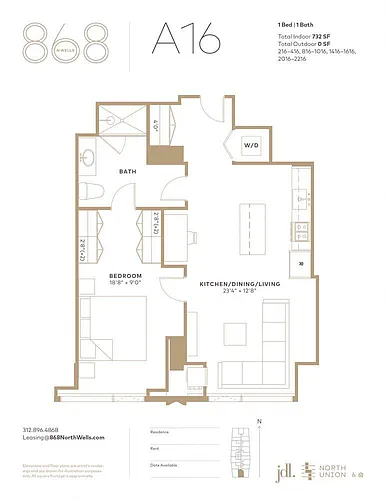 Floor plan A16