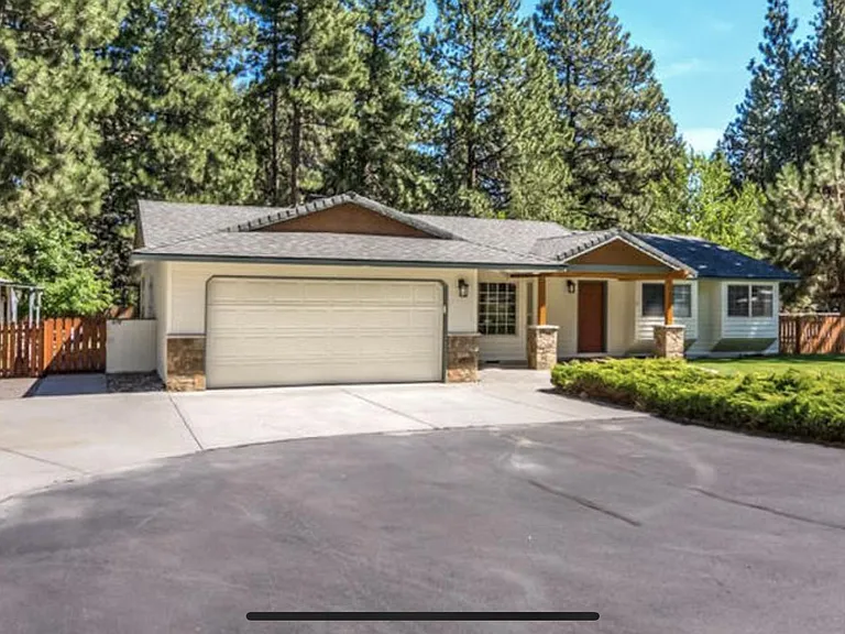 large circle drive and front lawn