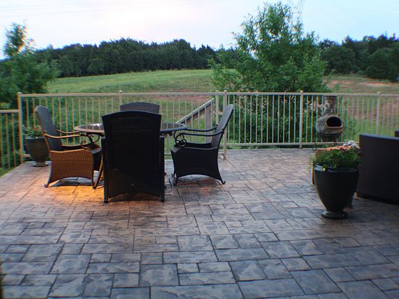 Custom Patio with view