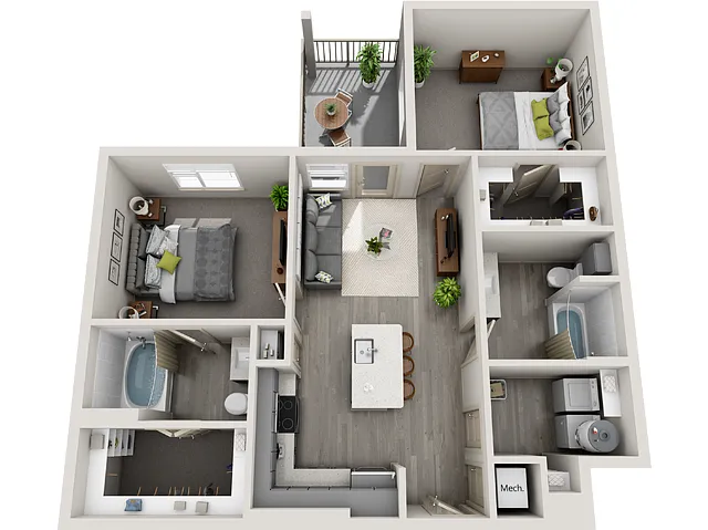 Floor plan B2a