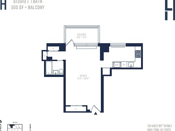 2nd image of 135 W 96th St APT 11H