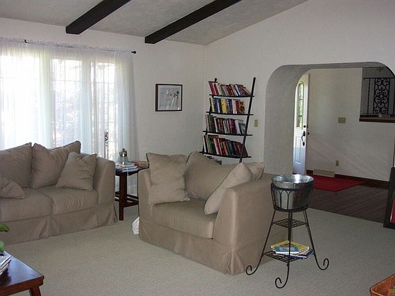 Spacious Living Room with vaulted ceilings.