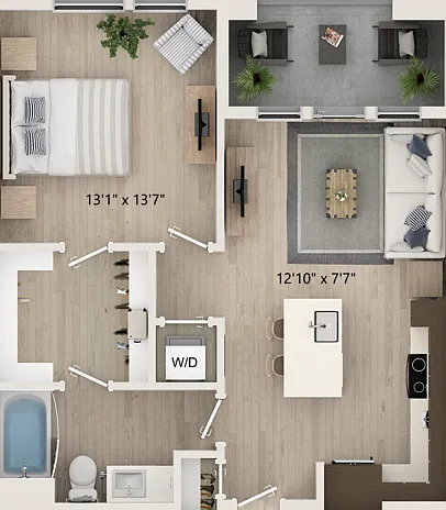 A2 Floor Plan - 2D A2 Floor Plan - 2D