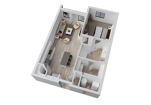 Floor plan La Sal 1x1