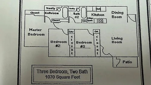 Floor plan 3 bedroom