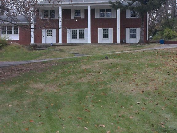 Home sits on a hill