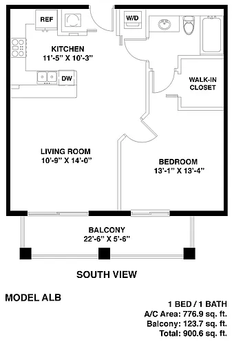 Floor plan Model ALB