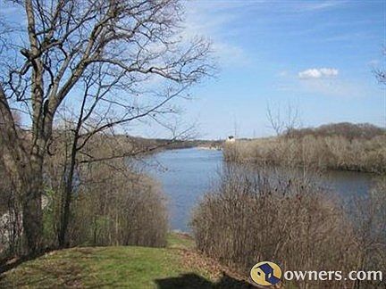 View up the Fox River from Screened Porch