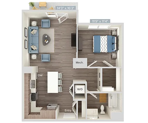 Floor plan A3-101