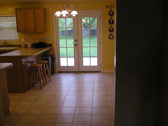 dining room french doors leading to backyard