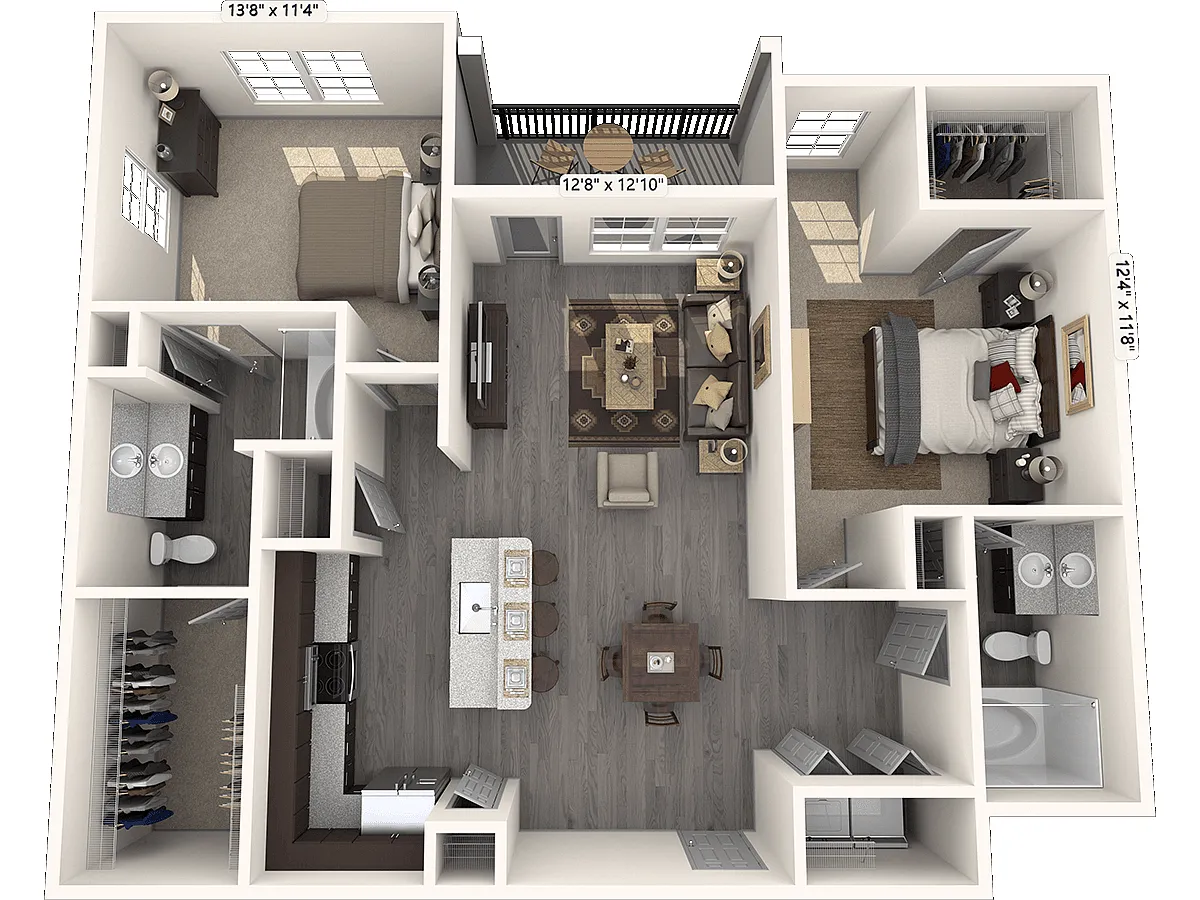 Floor plan B1