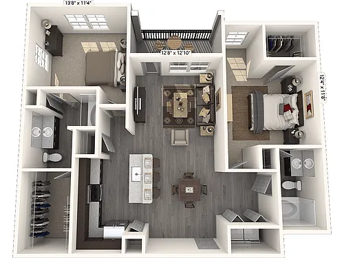 Floor plan B1