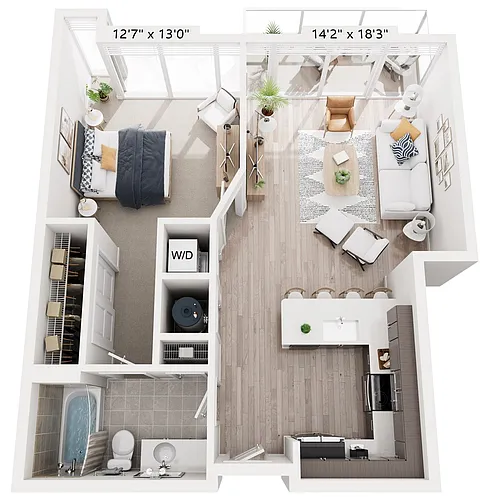 Floor plan 1G