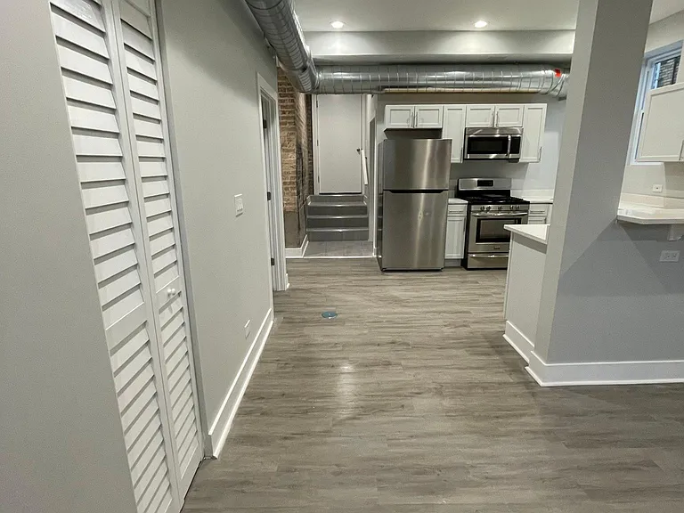 Hallway area and back door
