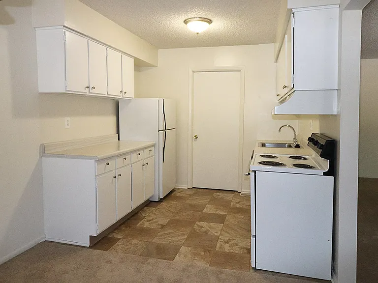 Spacious kitchens