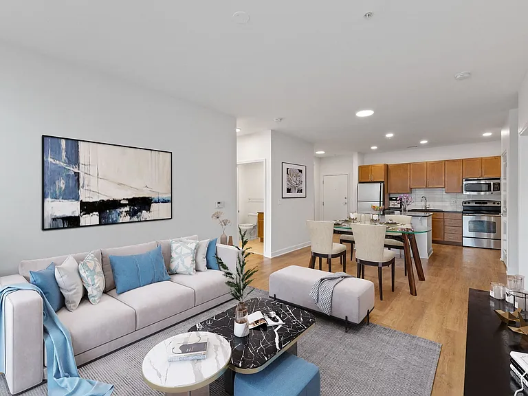 Open-concept floor plans with design flexibility