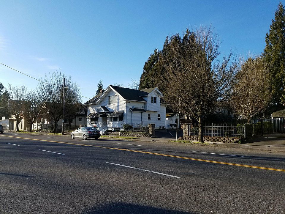 Front,and 2 parking lots 