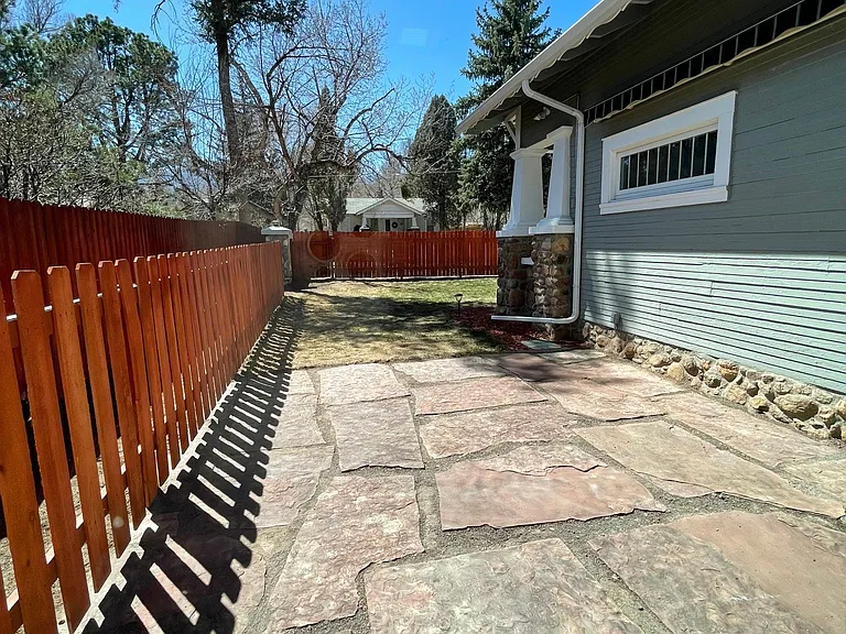 Private patio